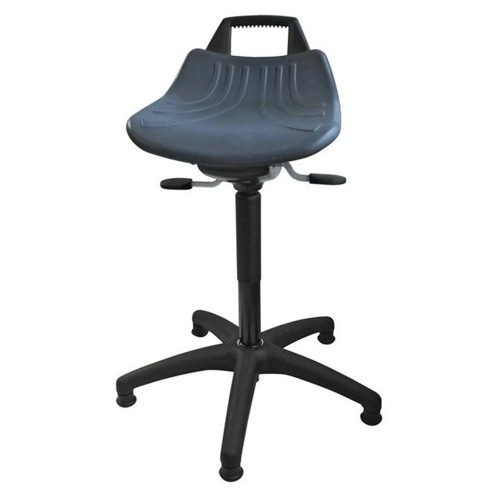 Illustration du produit: Tabouret HEMMDAL Premium, assise en PU, hauteur d’assise 500-700 mm, patins