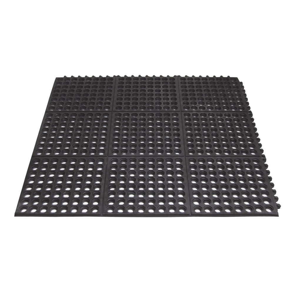 Tapis anti-fatigue Yoga Octa Basic, structure en nid d’abeille, lxP 900 x 900 mm