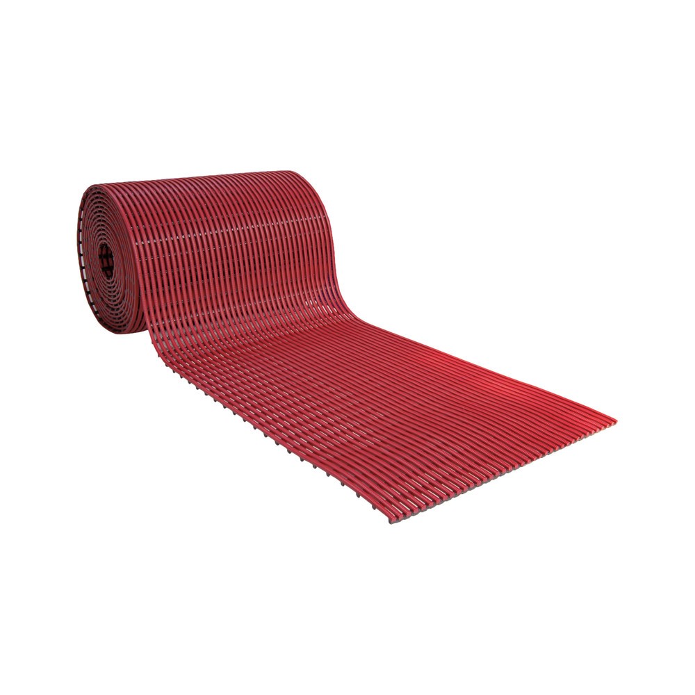 Tapis en treillis Heronrib 2000 Flex, PVC, découpe par mètre linéaire x 500 mm, rouge