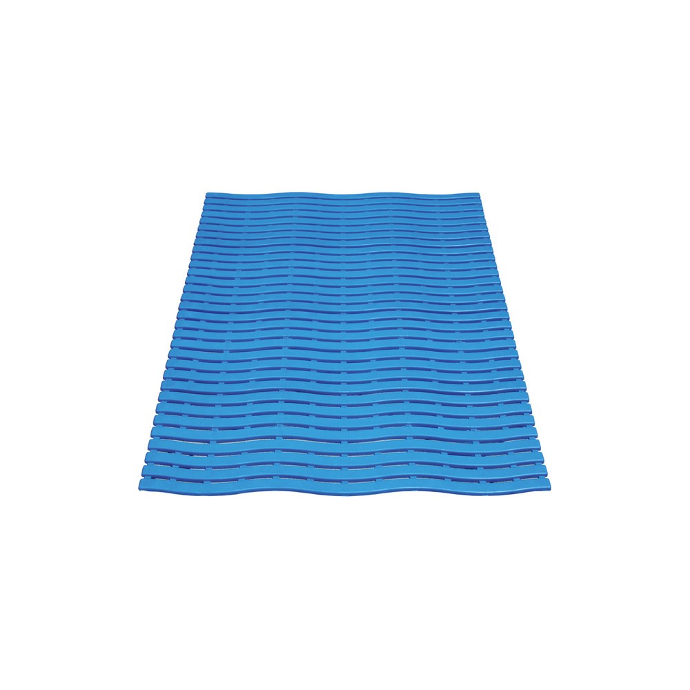 Tapis en treillis Yoga Soft Step, PE, découpe par mètre linéaire, lxP 600 x 1 000 mm, bleu