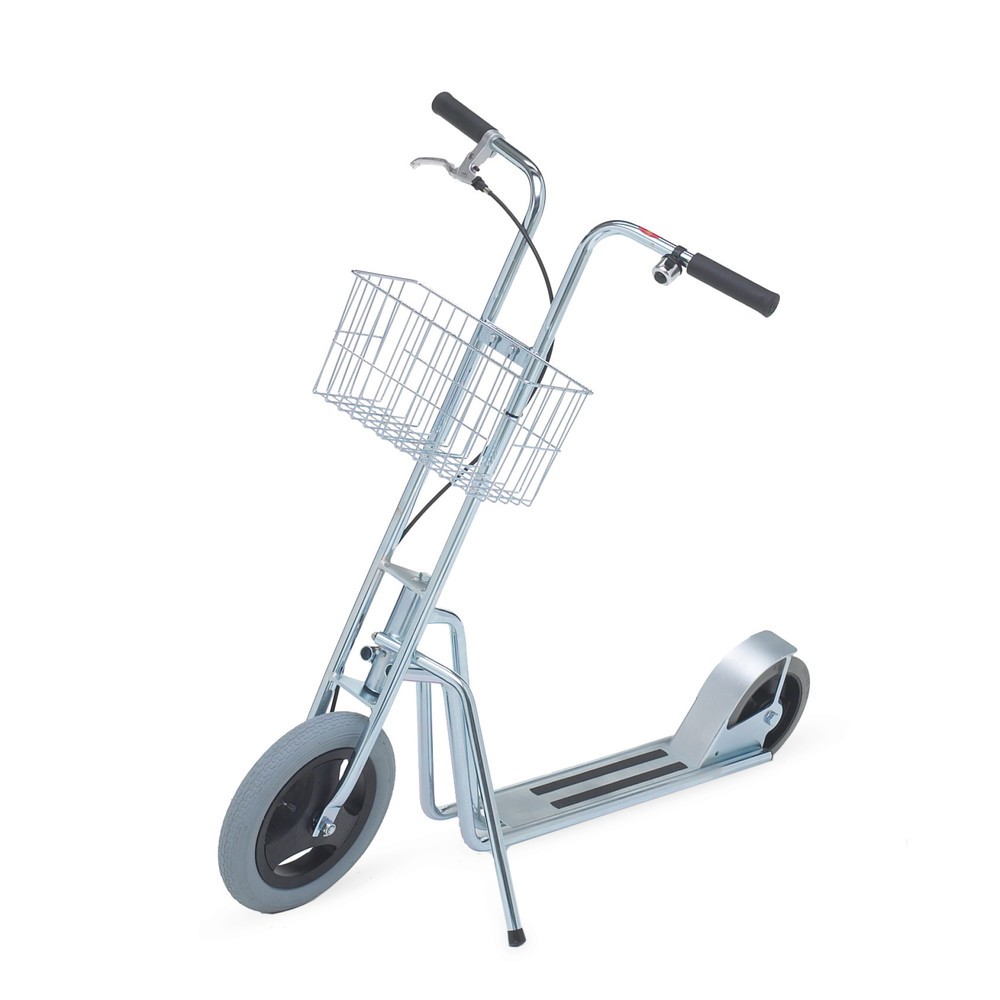 Trottinette industrielle PREMIUM Ergobjörn avec panier, trottinette