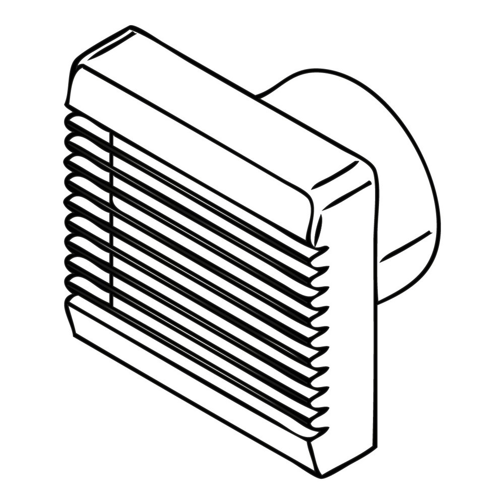 Ventilateur électrique, débit 180 m³/h