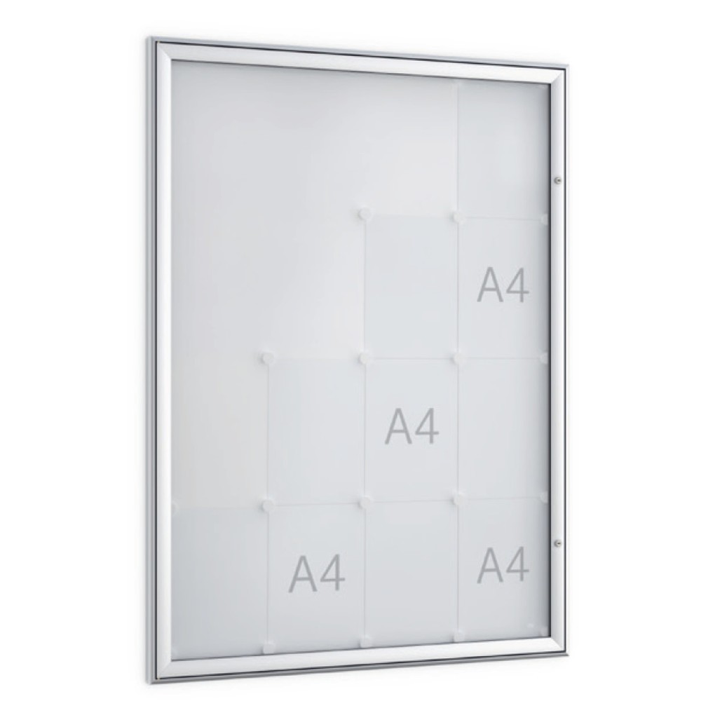 Vitrine avec porte battante, Hxl 1,275 x 930 mm