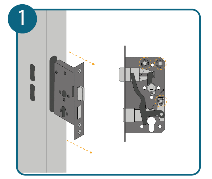 Réparer une poignée de porte, étape 1 : déterminer s'il y a un problème avec le ressort.